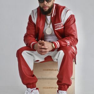 Red Leather Suit