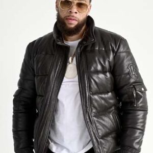 Loddo Grand Leather Bubble Coat