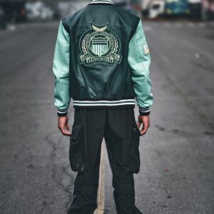 Loddo Grand Leather Varsity Jacket